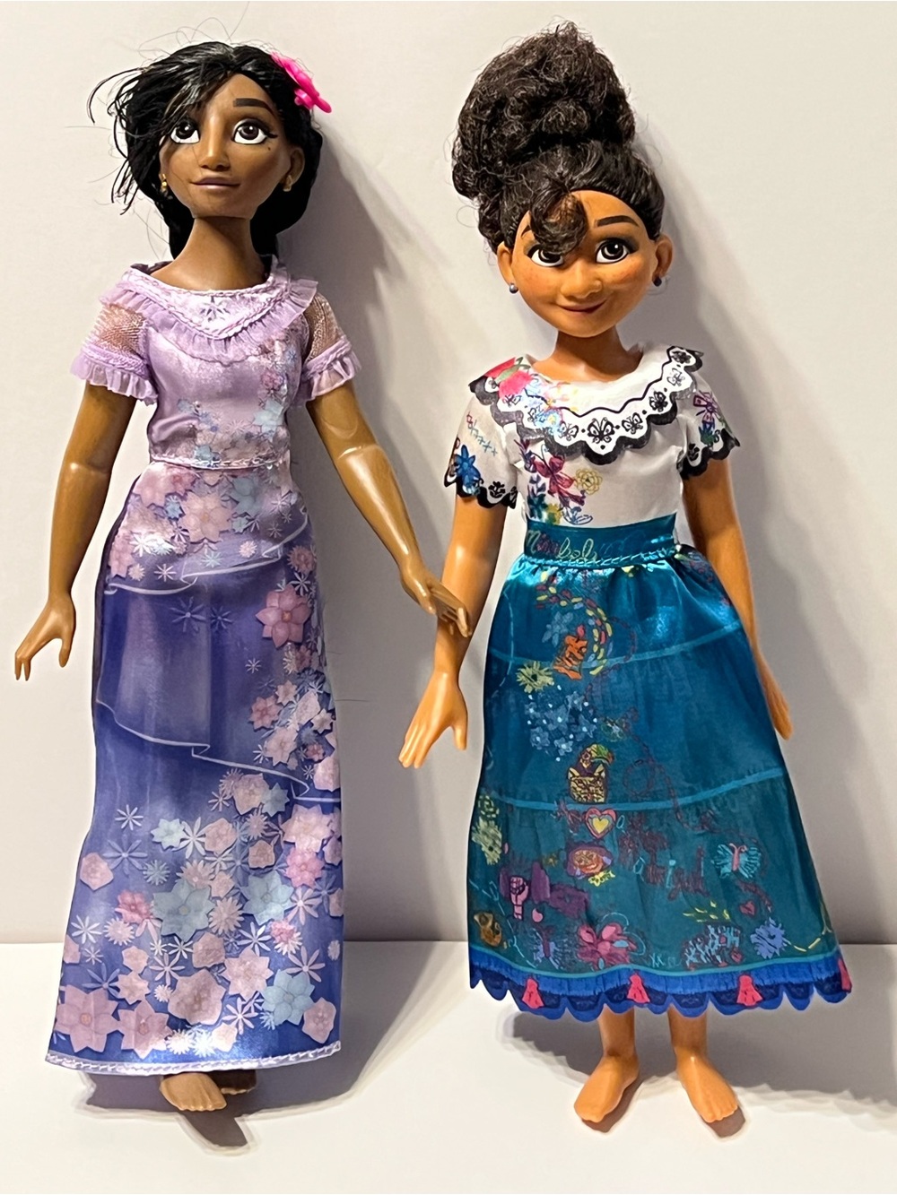 Disney Encanto Mirabel and Isabella Dolls .